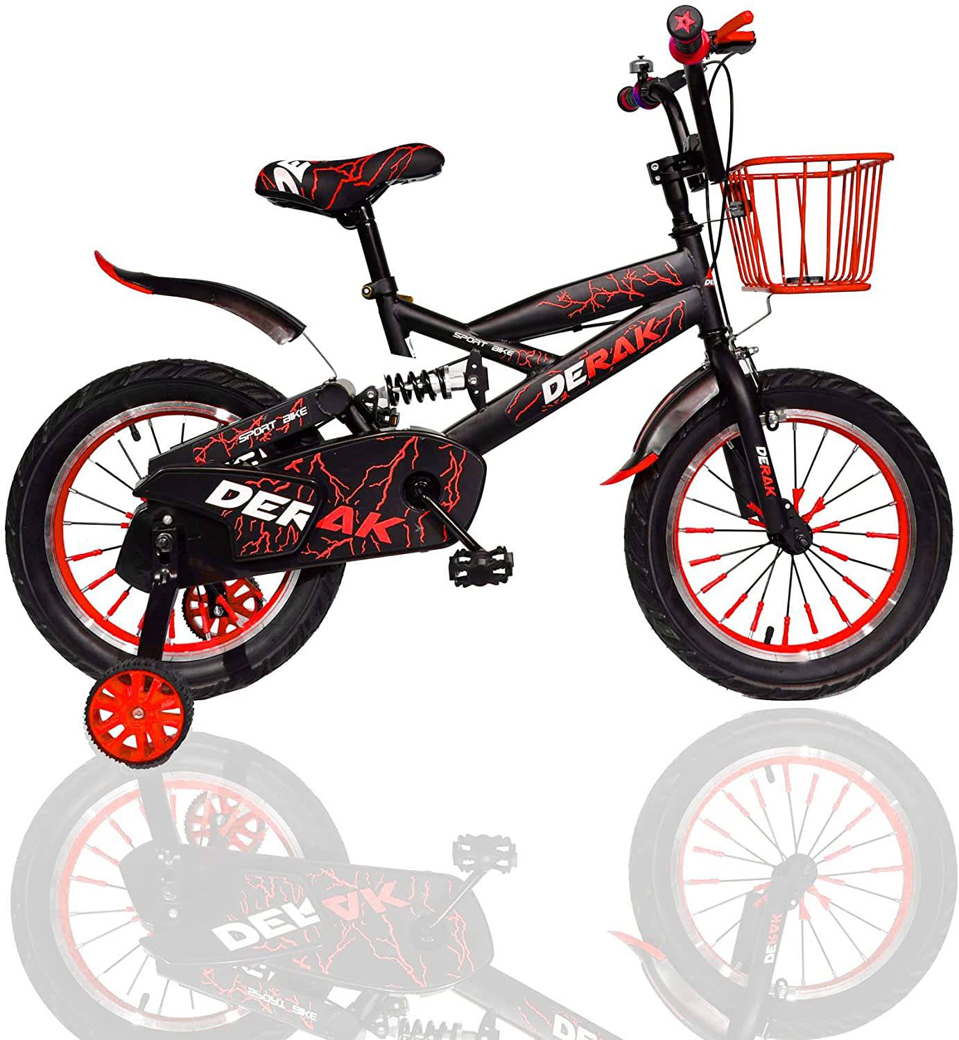 Kids Bicycle 12 Inch Step Up Mountain Red - DerakBikes