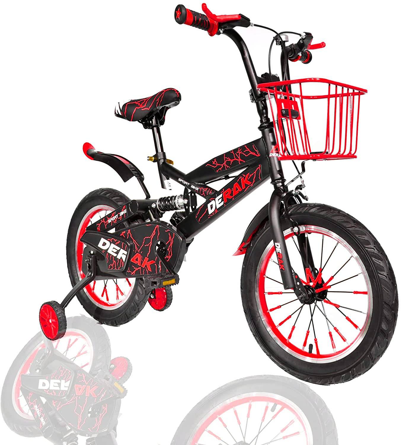 Kids Bicycle 12 Inch Step Up Mountain Red - DerakBikes