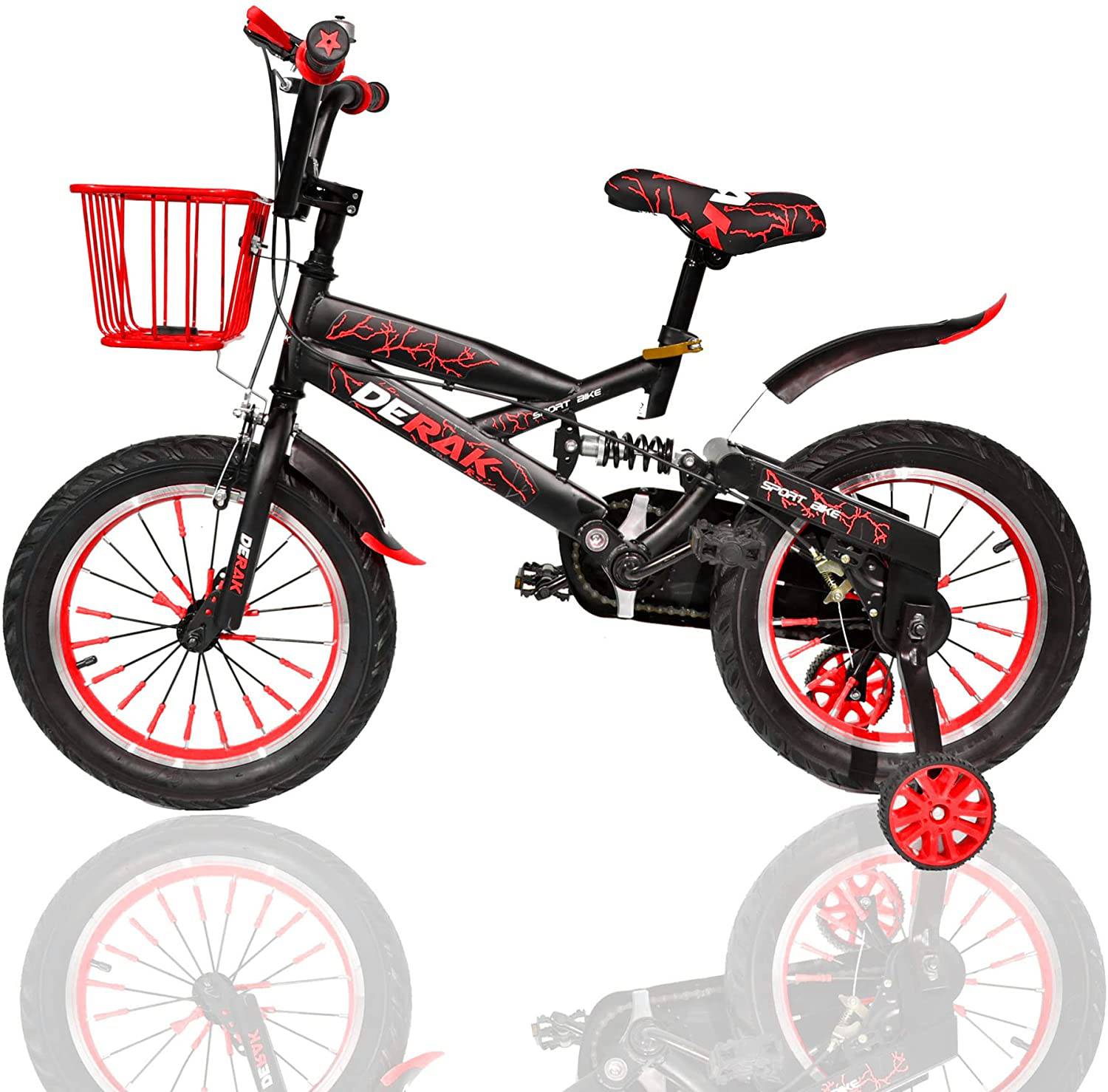 Kids Bicycle 12 Inch Step Up Mountain Red - DerakBikes