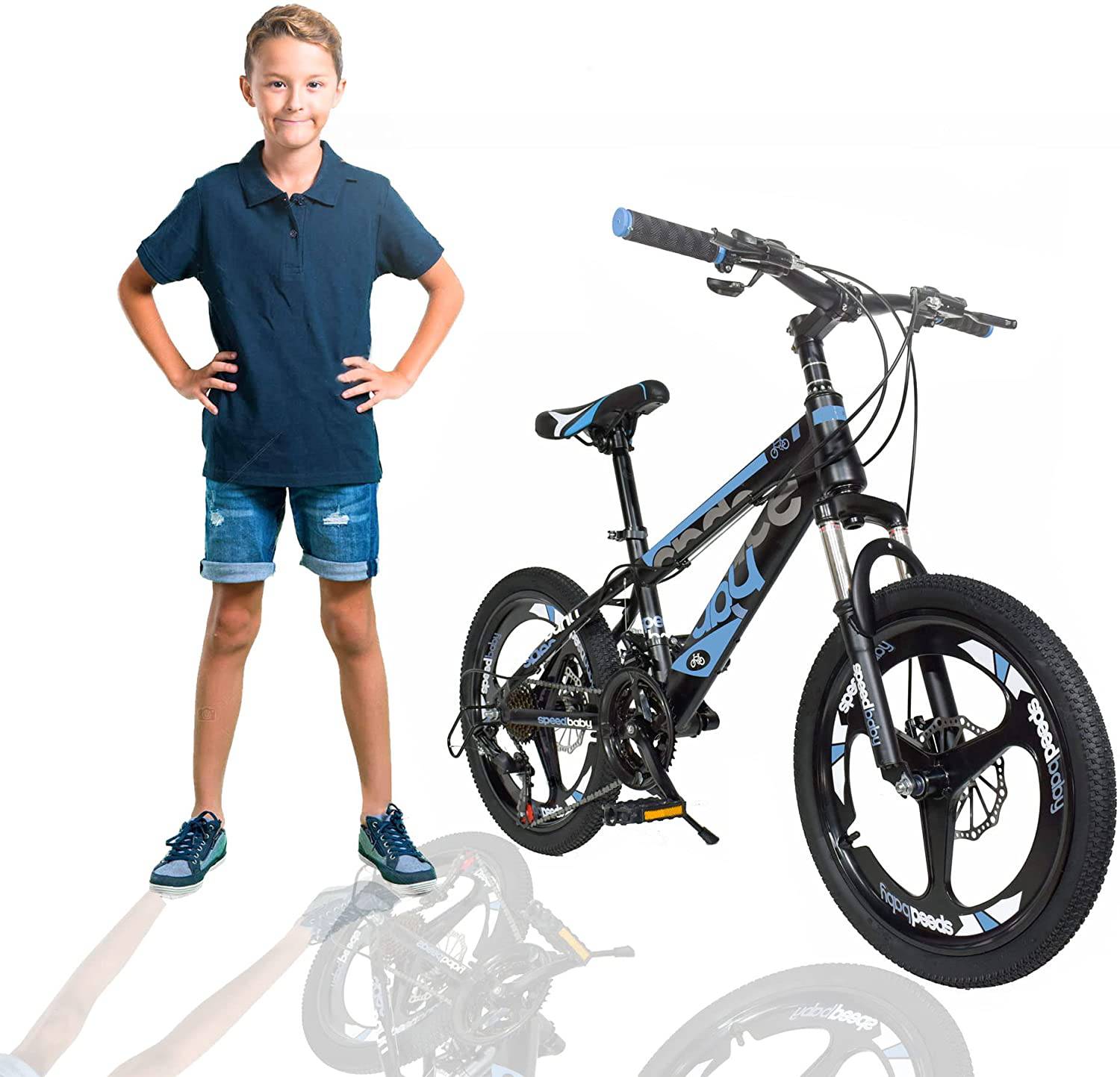 Kids Bicycle Sport 20 Inch Alloy Wheels Blue - DerakBikes