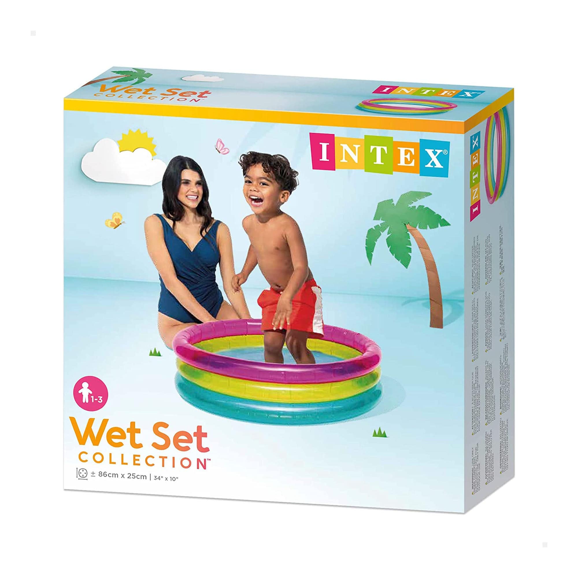 Water Sports Intex Rainbow Baby Pool 57104 - DerakBikes
