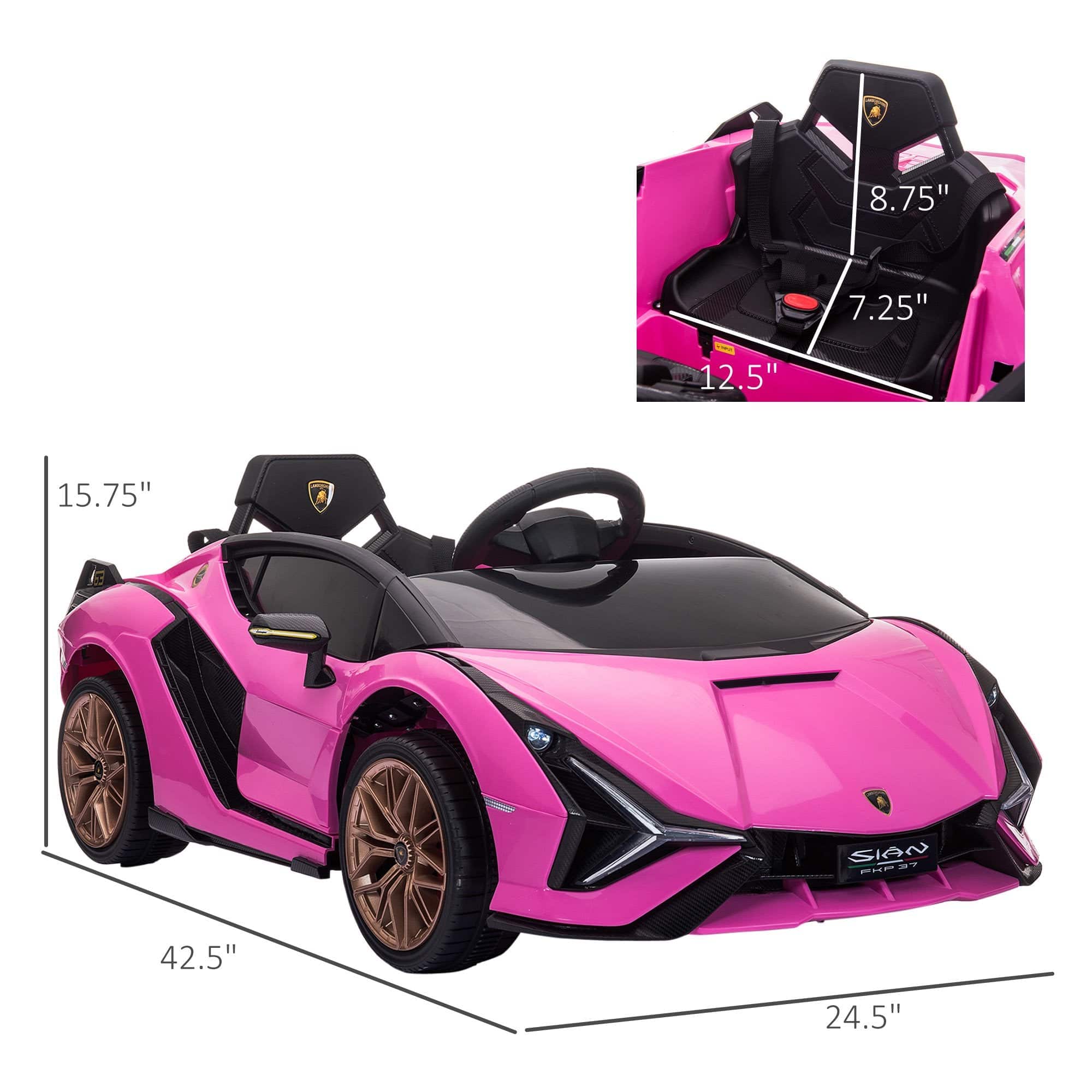 Kids Ride On Car Sian Qls6388 Lamborghini