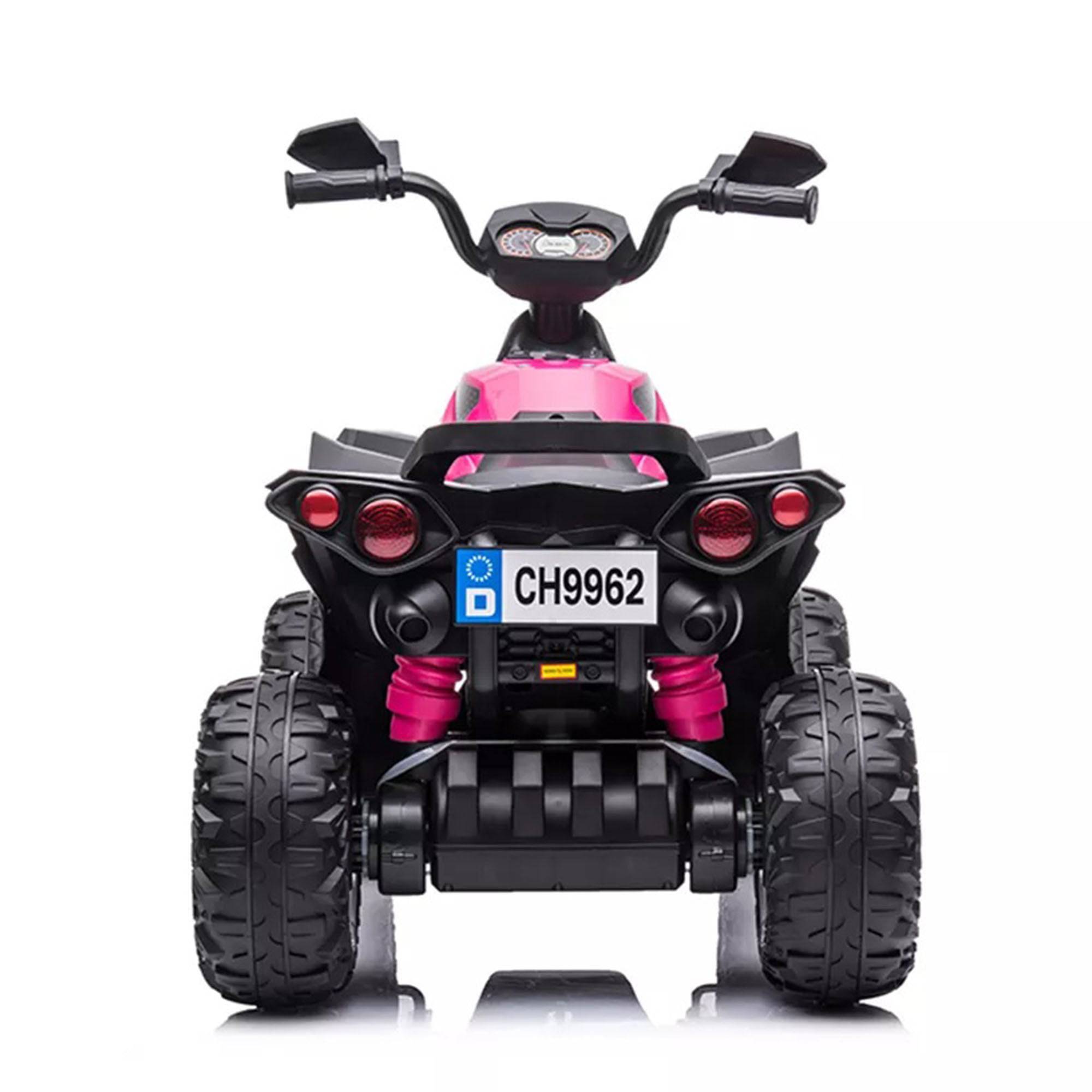 Pink quad cheap bike 12v