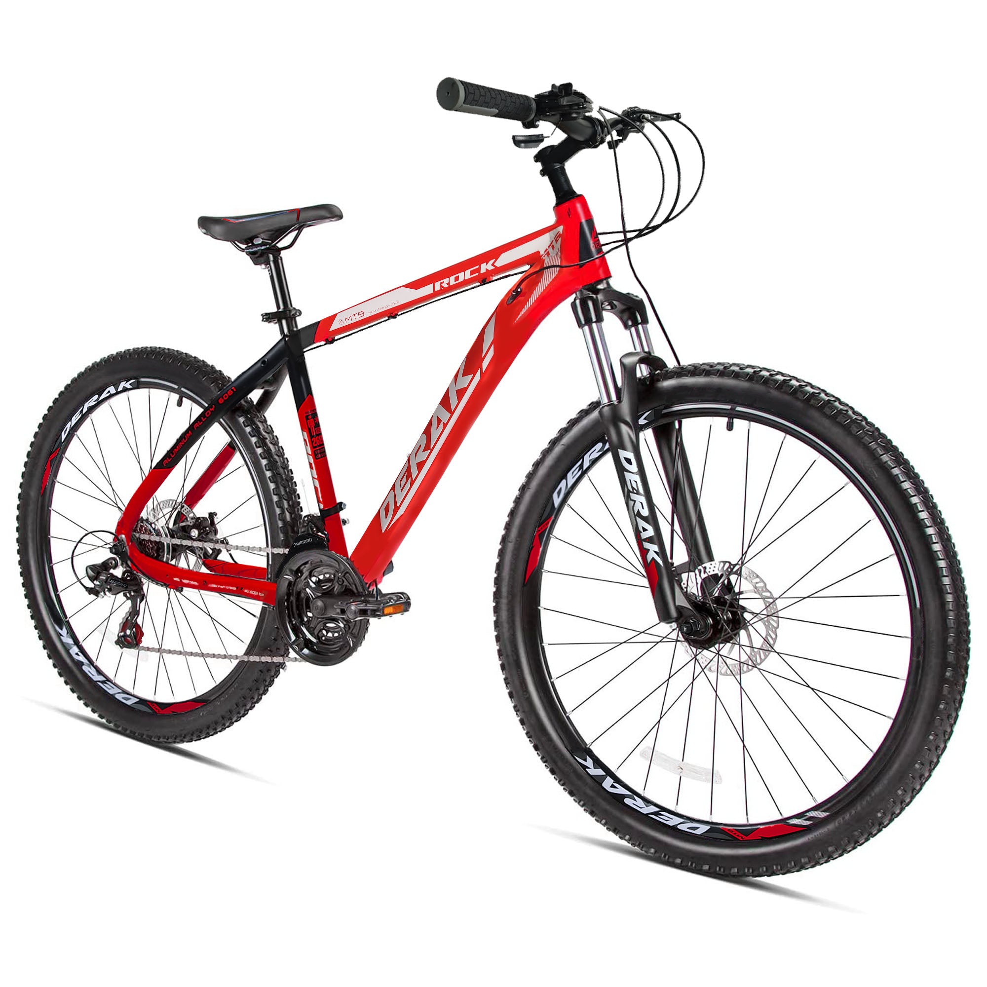 Rock Aluminum Bicycle Adults 26 Inch Red (100% Assembled)