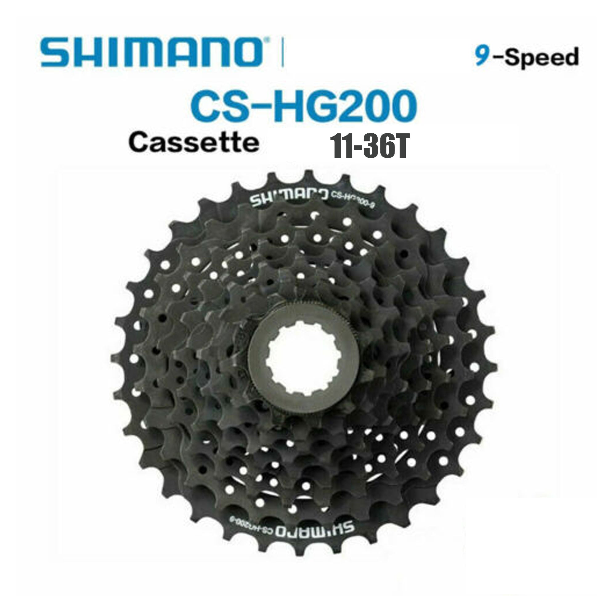 SHIMANO CS-HG200-9 SP Cassette 11-36T Black